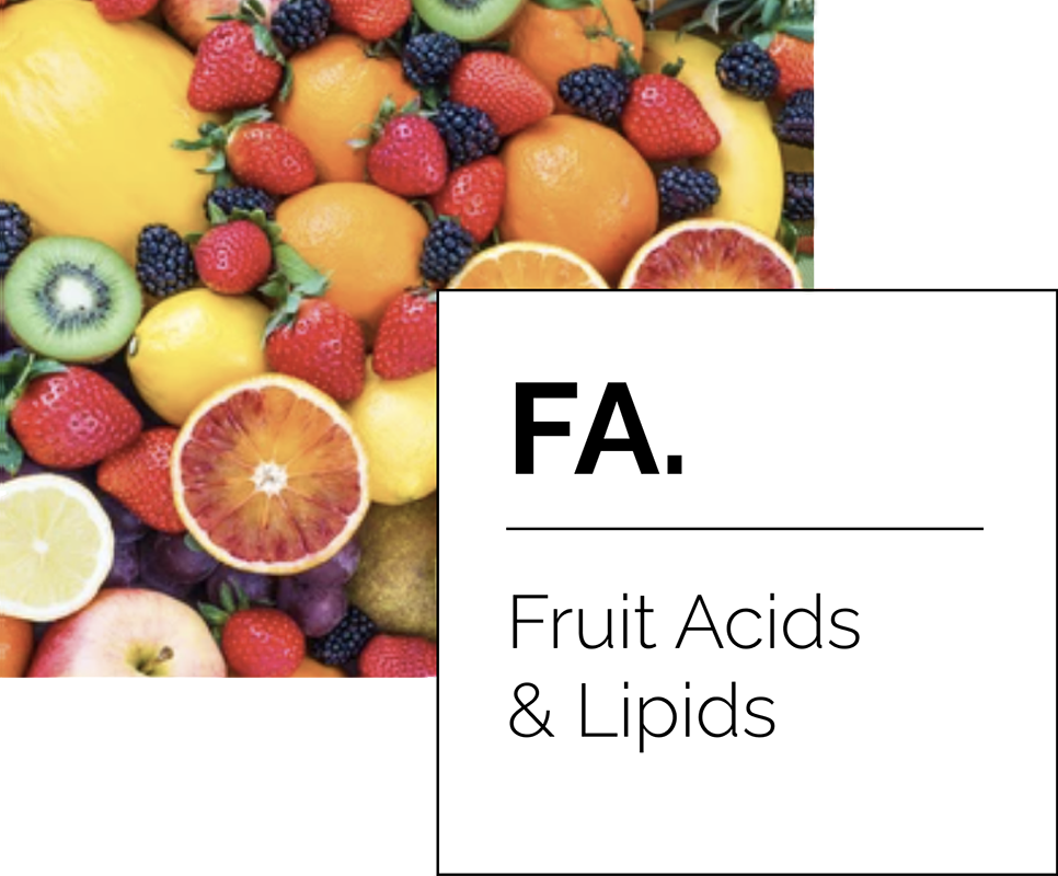 FA. Fruit Acids and Lipids. Prodesign Hair Care. Profacil Complex.